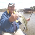 Gary caught this spotted bass on a spinnerbait.