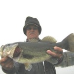 This bass was caught in the winter at Lake Guntersville