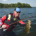 Greg Vionson with Smallmouth Bass