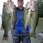 Four bass from Lake Guntersville