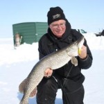 Lake of the Woods ice fishing walleye